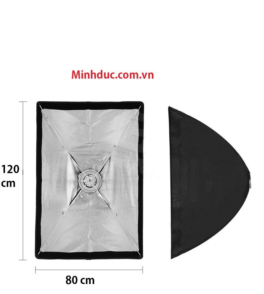 Softbox Dù 80x120cm for godox, jinbei, bowen , hylow....